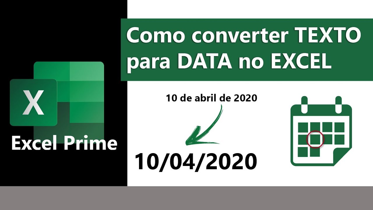 Converter TEXTO para DATA no EXCEL (último exemplo é fabuloso)