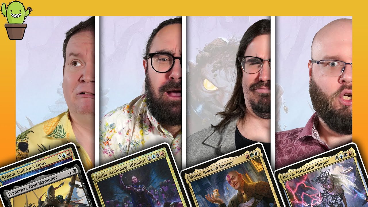 Winning cEDH games with OTHER PEOPLE'S cards | Francisco/Kraum VS Inalla VS Minsc VS Breya