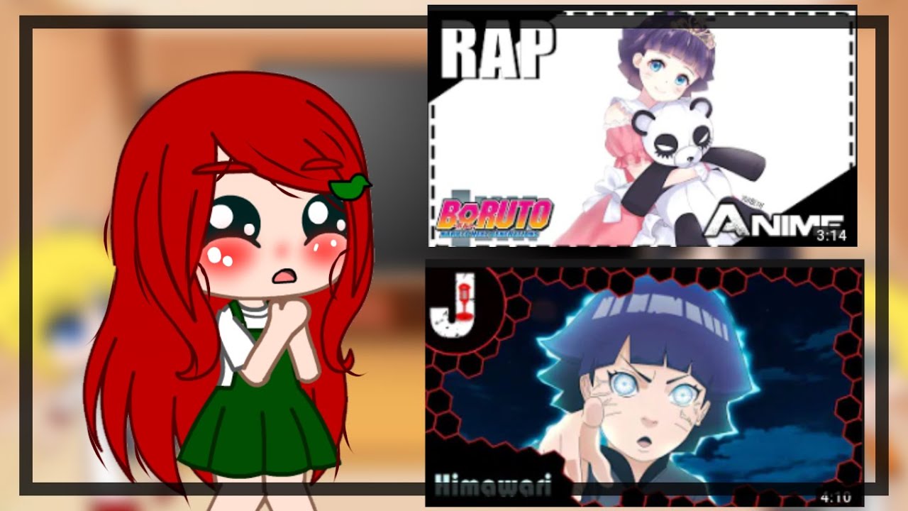 🍃🍥🍜||naruto e hinata reagindo aos raps da himawari (ft Kushina e Minato) especial de 1K ||🍜🍥🍃