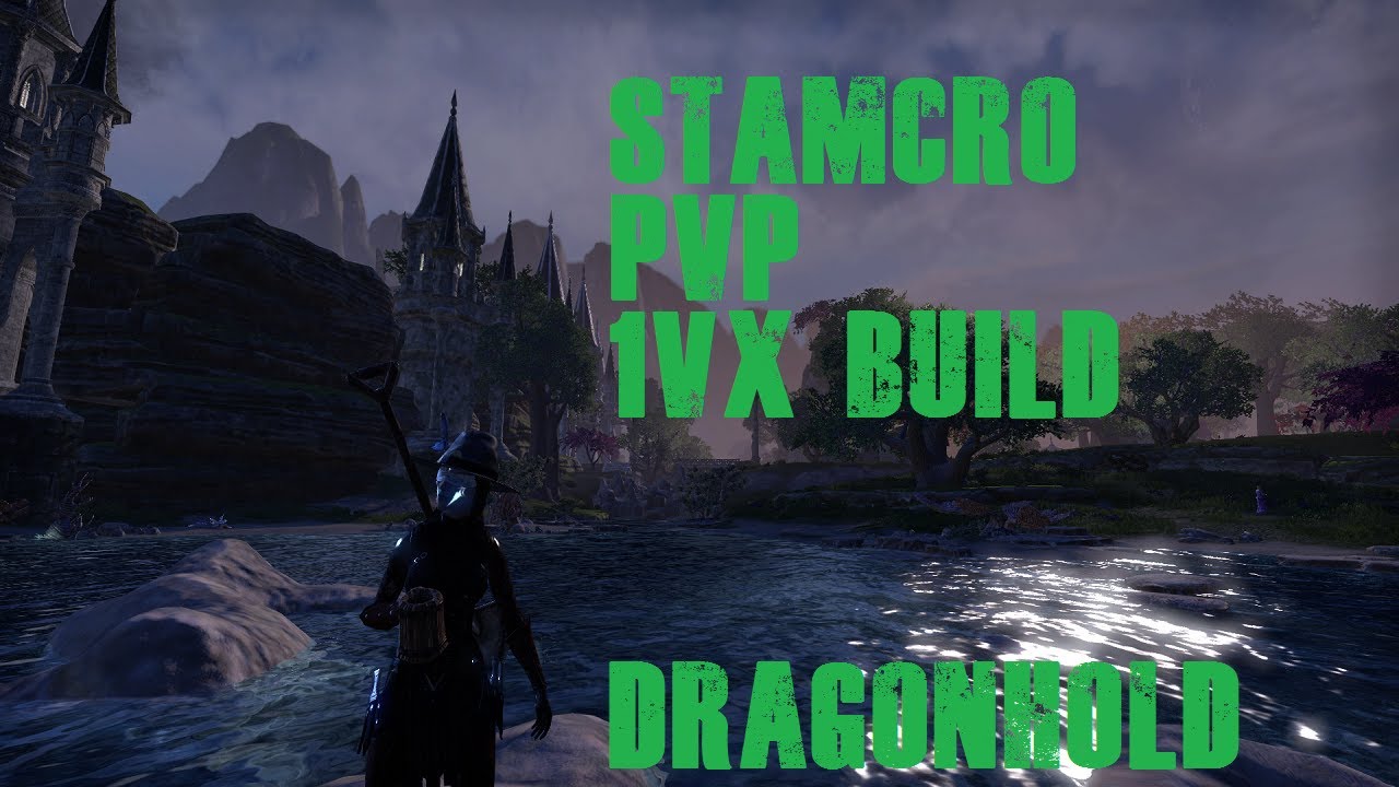 ESO - STAMINA NECROMANCER  1VX PVP BUILD (DRAGONHOLD)