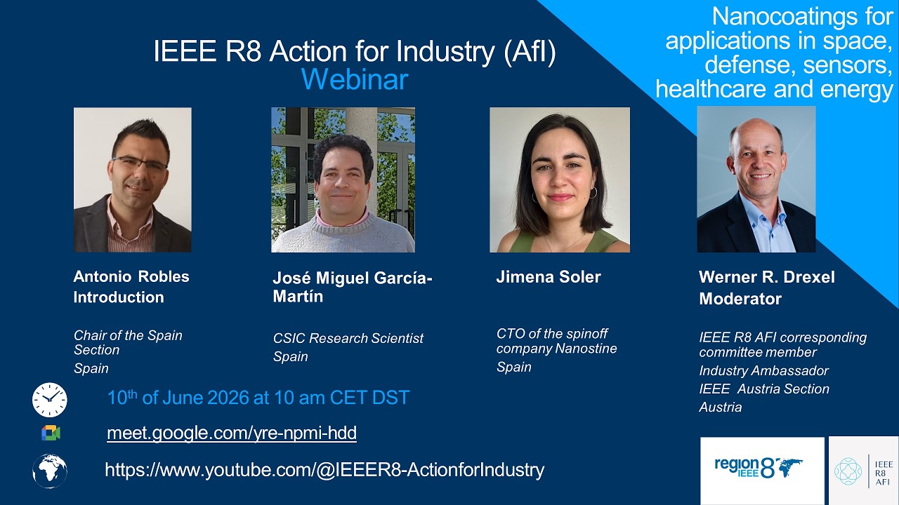 IEEE R8 Action for industry Webinar - Spain Section