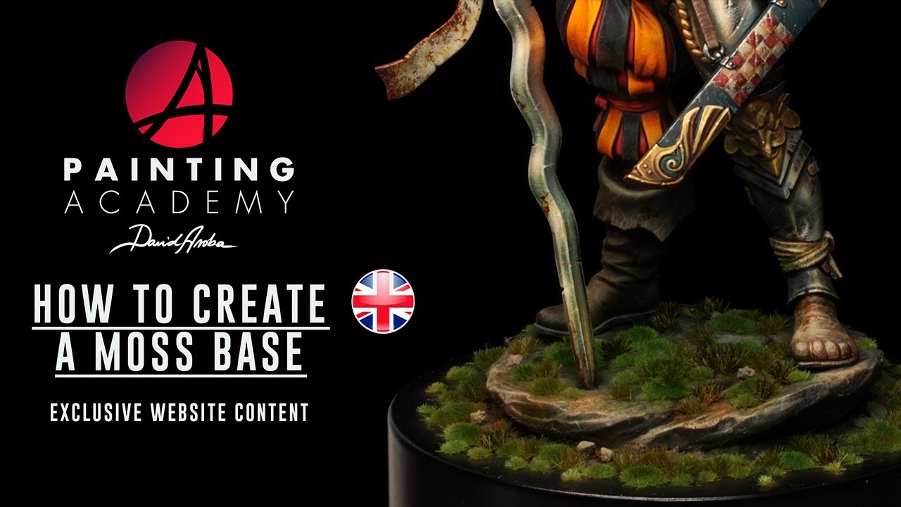 How to Create a PROFESSIONAL MOSS BASE for Miniatures | Scenery and Modeling Tutorial