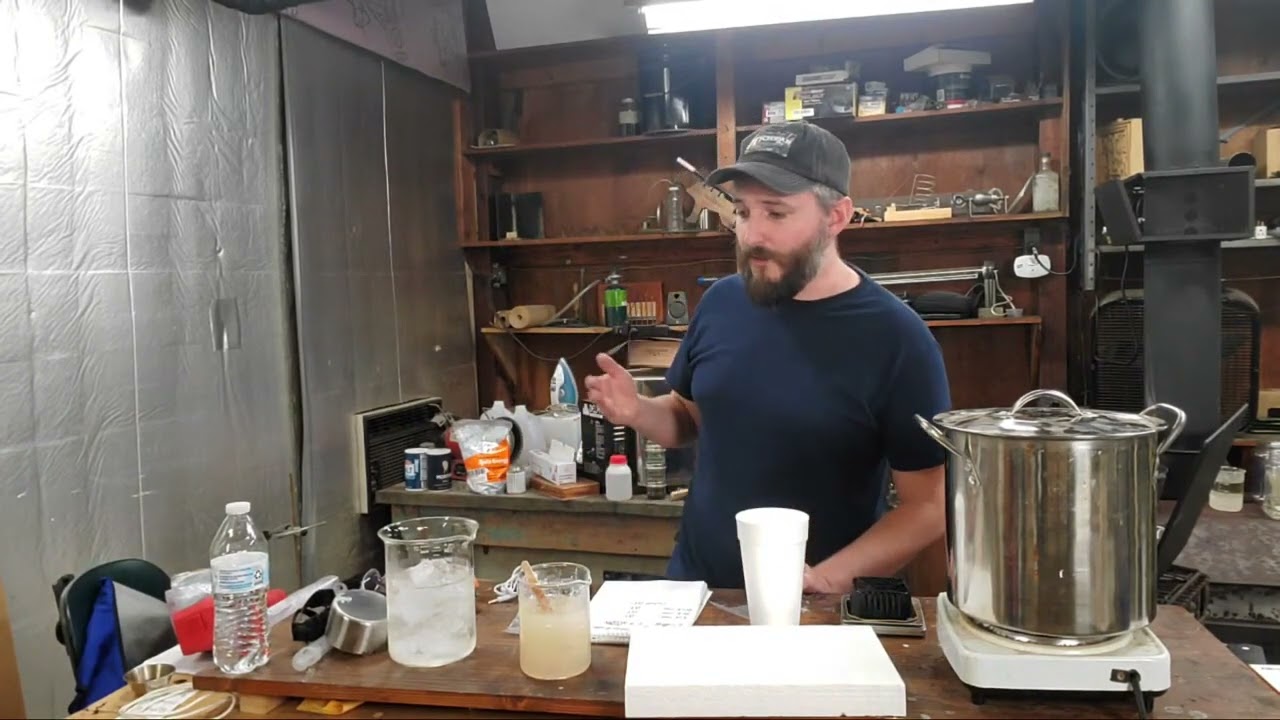 Testing heat capacity of phase change materials (Patreon livestream no.2)