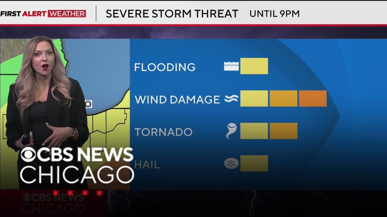 Severe weather arrives in Chicago, NW Indiana