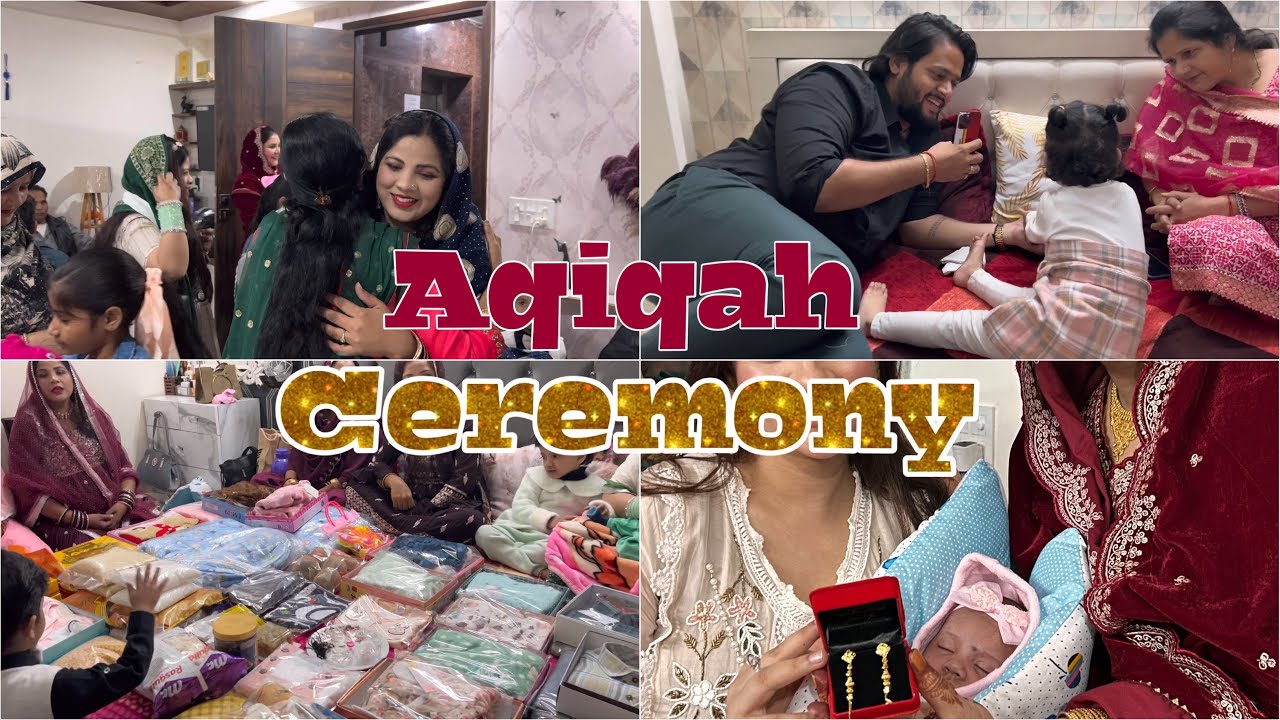 Aliza ka kiya Aqiqah | Life Mai Pehali Baar Diya Saima ko Gift🥹🎁 | Family Vlogs | Faheem Zone