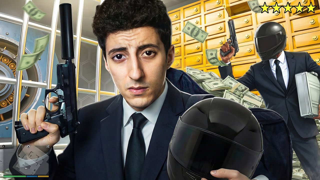 🤑أخطر سرقة لأكبر بنكة في المدينة مع الشباب | GTA RP MAROC