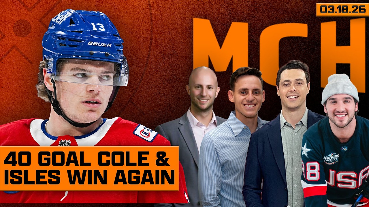 40 Goal Cole & Isles Win Again ft. Marco D'Amico & Stefen Rosner | Morning Cuppa Hockey