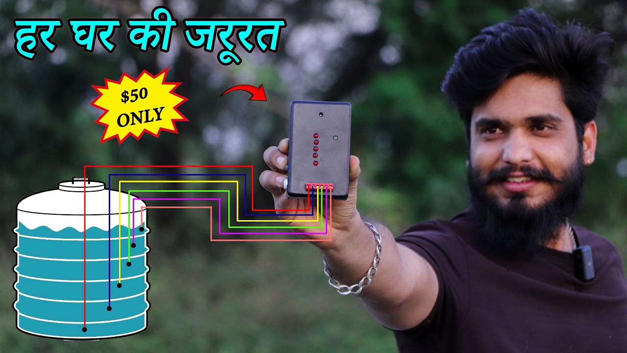 How to Make a Water Level Indicator at Home | DIY Water Level Alarm | Easy Science Project