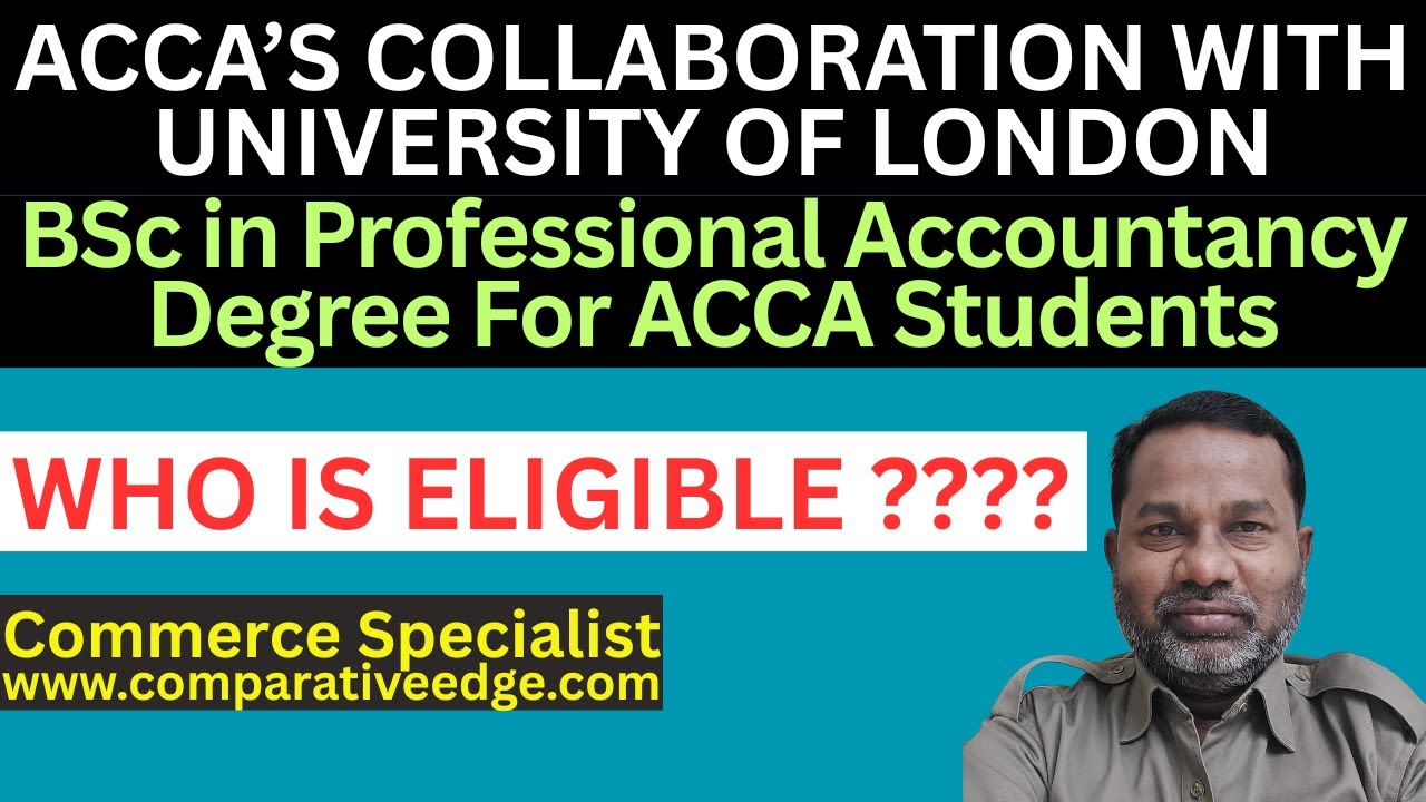 NEW BSc Degree for ACCA Students | ACCA's COLLABORATION WITH University of London | ACCA | DEC 2025