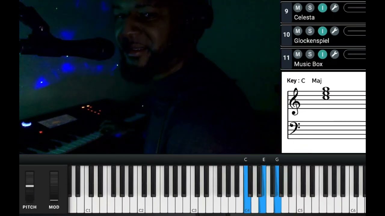 Kompa Keyboard Lesson - How to Chake to A Beat