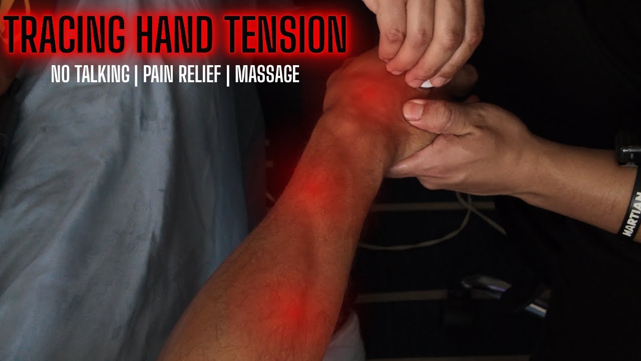 Tracing Arm Tension Relief | Heated Scraper + Cupping ASMR (No Talking)