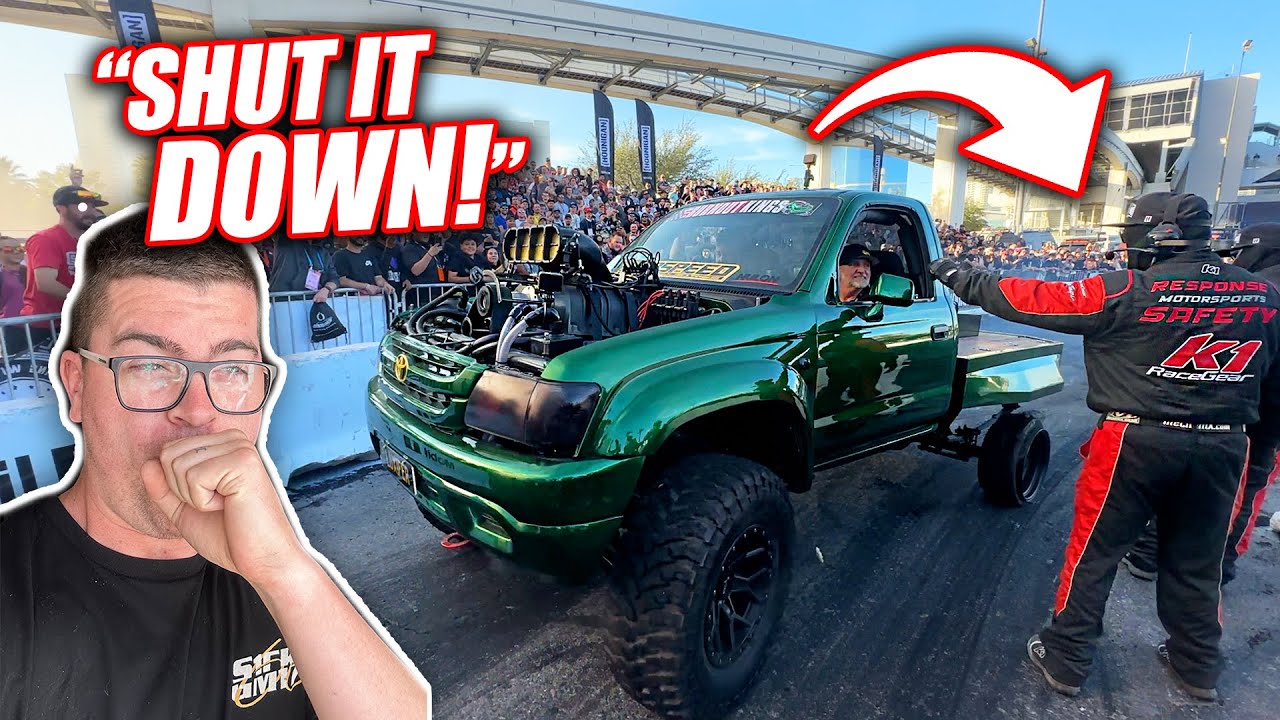 Австралийский Burnout Car отключает пожарную сигнализацию на SEMA с @LUXIFER_KYLE