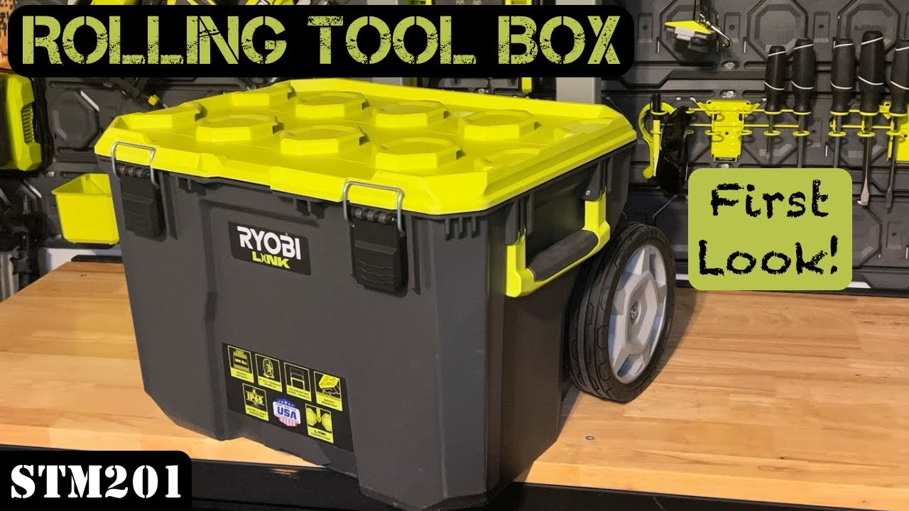 New Ryobi Link Rolling Tool Box STM201 - First Impressions!