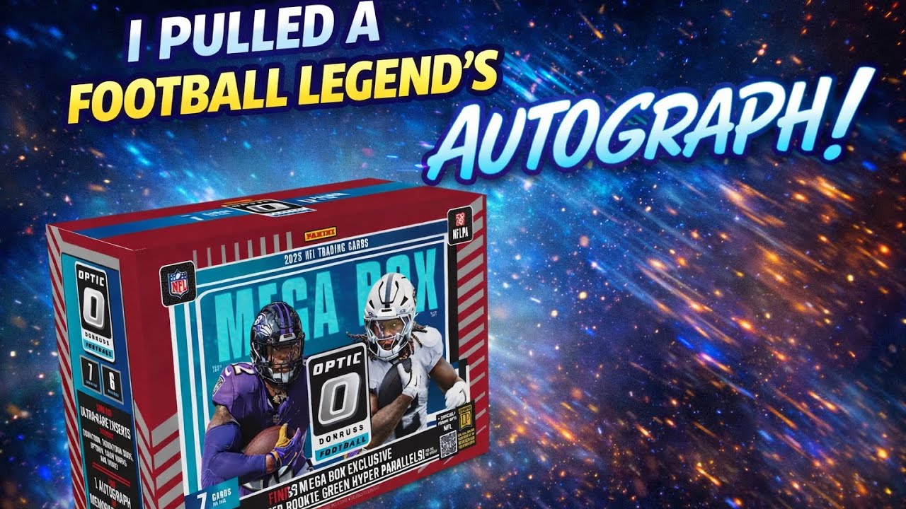 I PULLED A LEGENDS AUTOGRAPH From a 2025 Optic Football Mega Box… From Target 🤯🔥