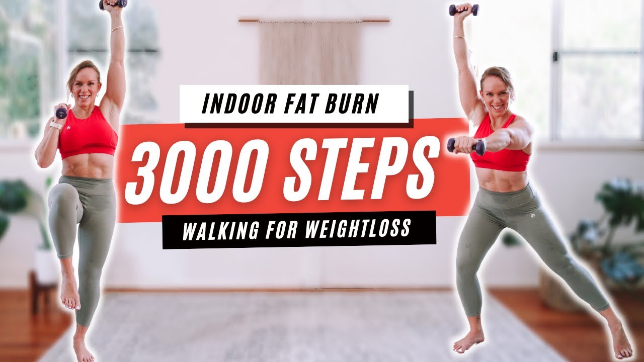 FAT BURNING Walking Workout With Light Weights | Walk and Tone