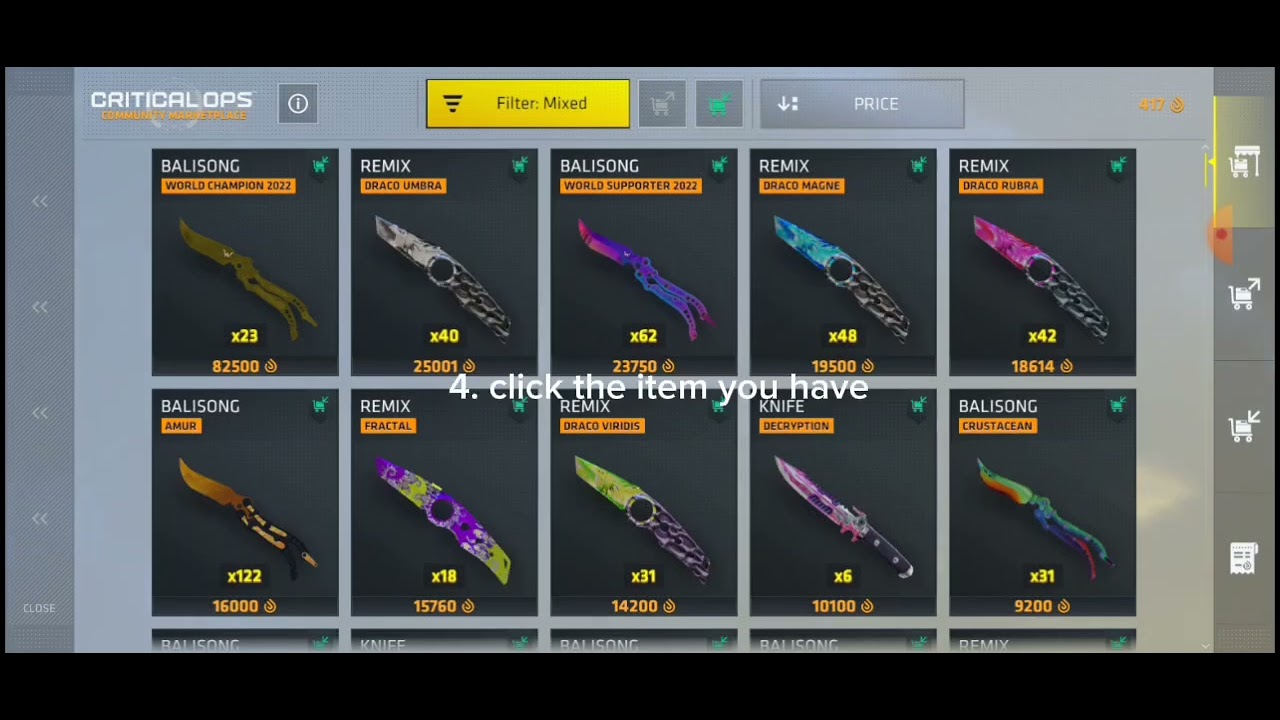 how to accept a buy request in critical ops (and what happens)