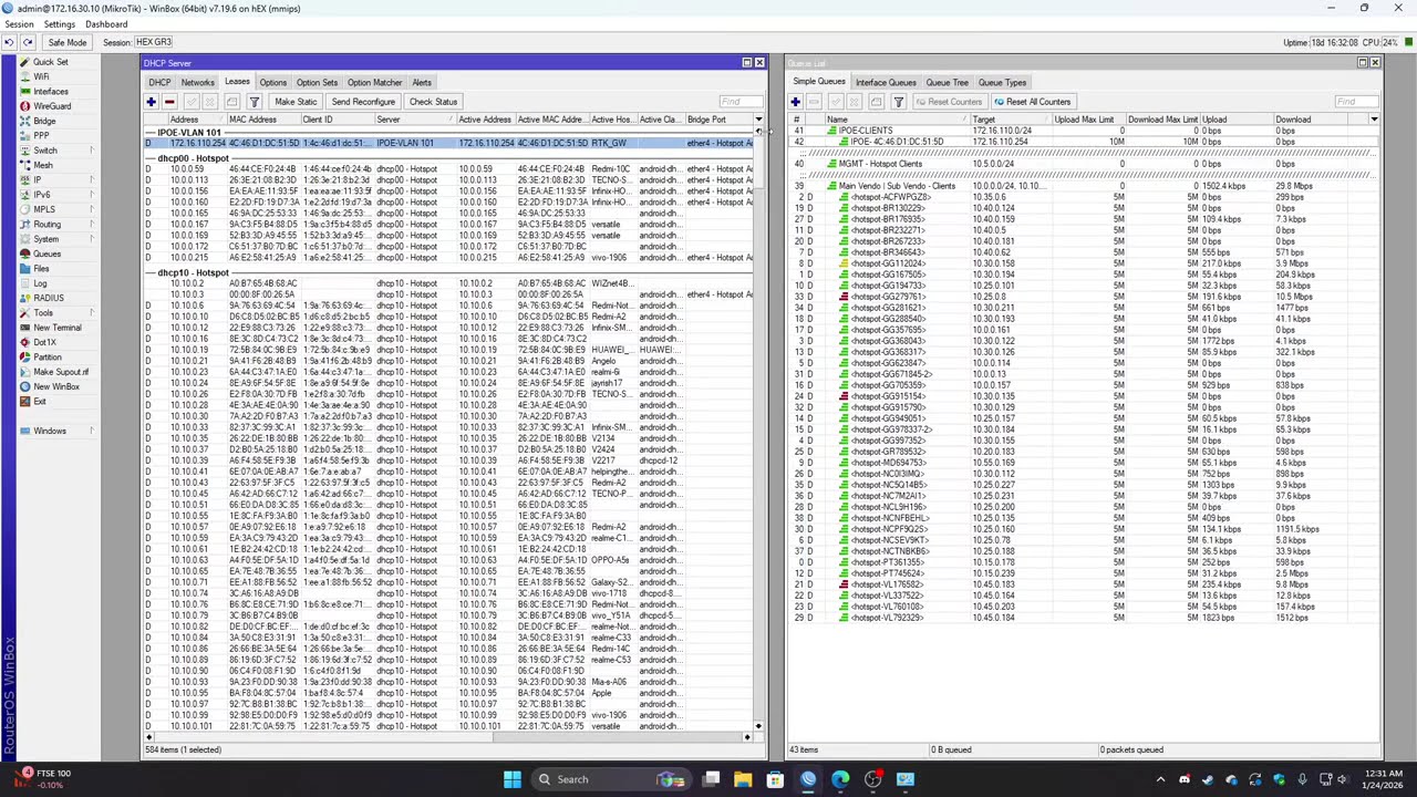 Mikrotik Config | IPOE Setup with VLAN and Burst Limit
