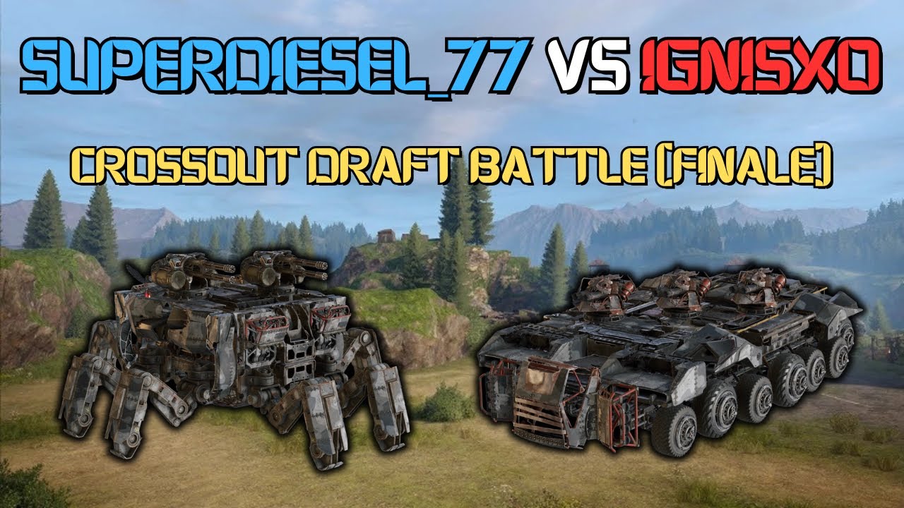 Hyper Tough Devourerers vs Glass Cannon Jormungandrs - Crossout Draft Wheel - Episode 3