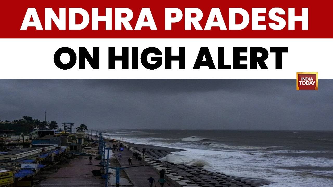 Cyclone Montha Update: Andhra on High Alert, Trains Halted, Landfall Tonight! | India Today News