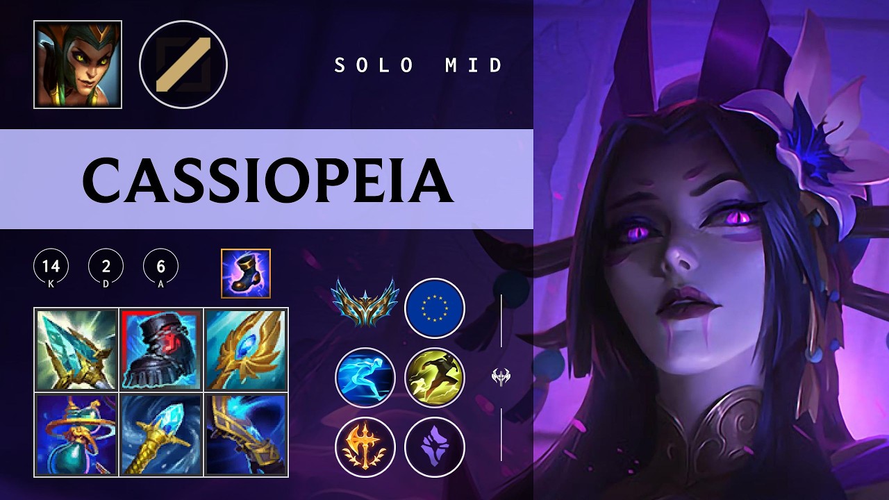 Cassiopeia Mid vs Taliyah - EUW Challenger Patch 26.04