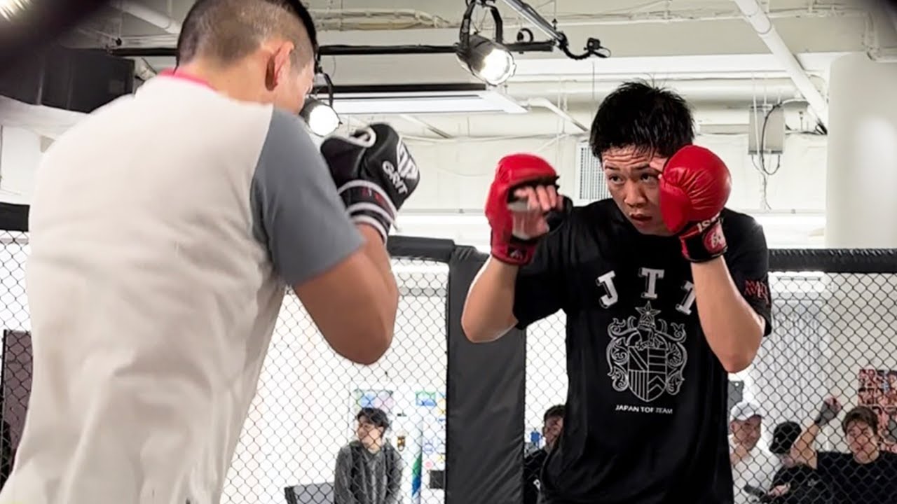 MMAスパーがある1日に密着