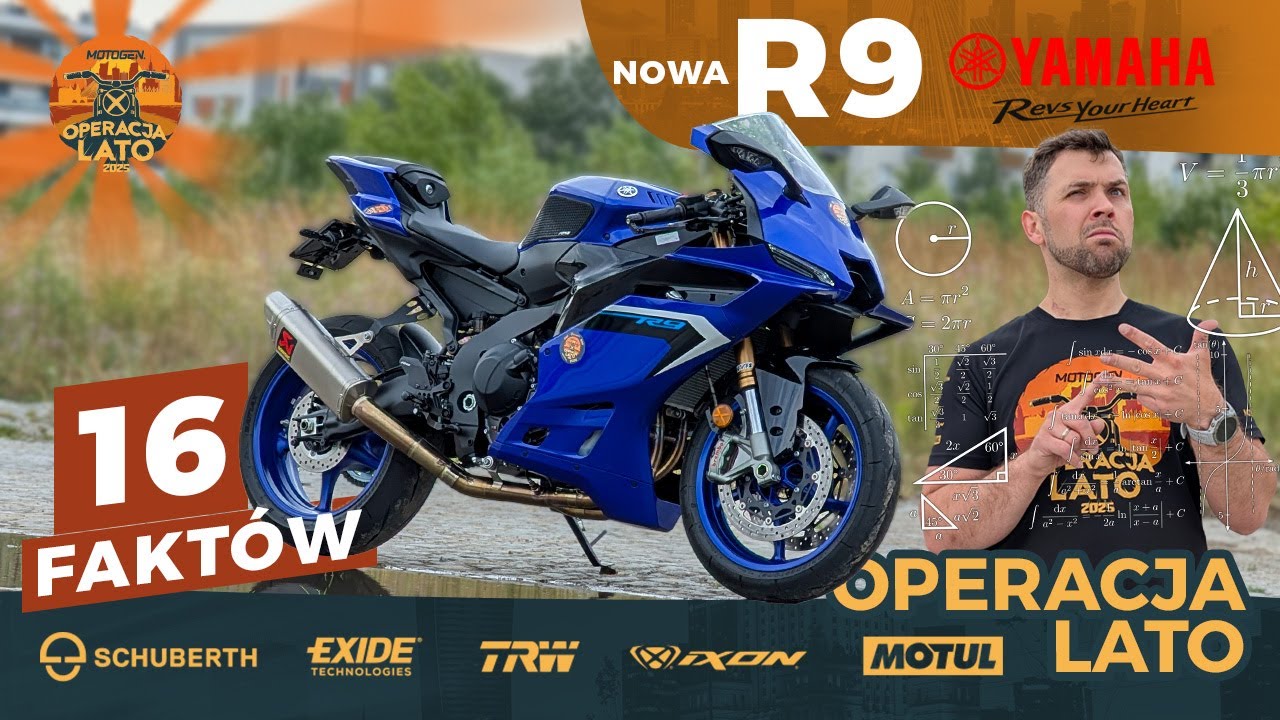R9 2025 - Yamaha wskrzesiła supersporta? 16 CIEKAWOSTEK! [Operacja Lato, szybkie fakty]