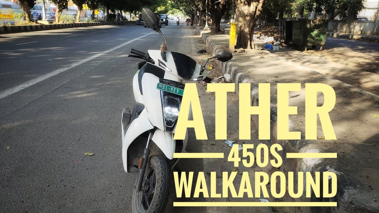🚀 Ather 450S Walkaround | Features, Design & First Look 2025