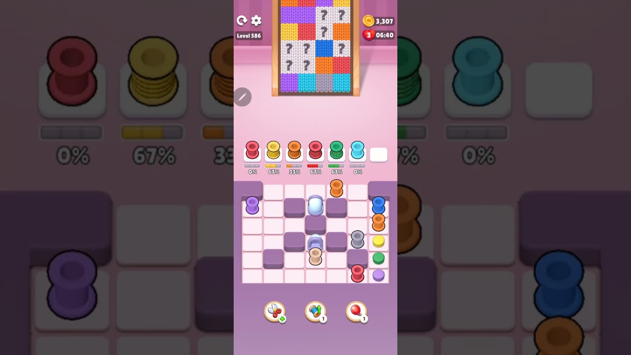 Color Knitzy Walkthrough Level 586