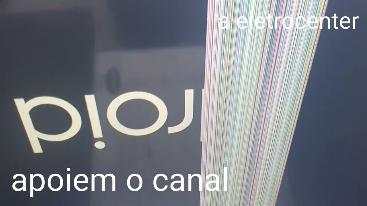 Tcl 40s615 com defeito na tela como identificar.