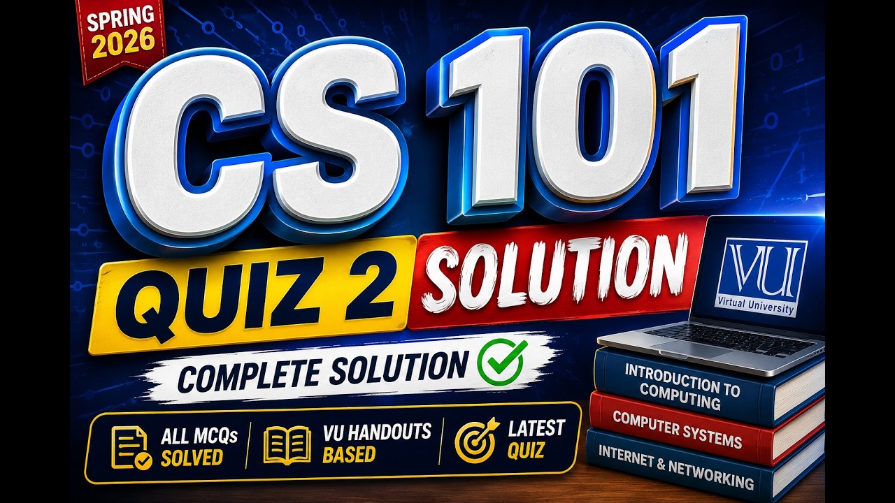 cs 101 quiz 2 solution spring 2026