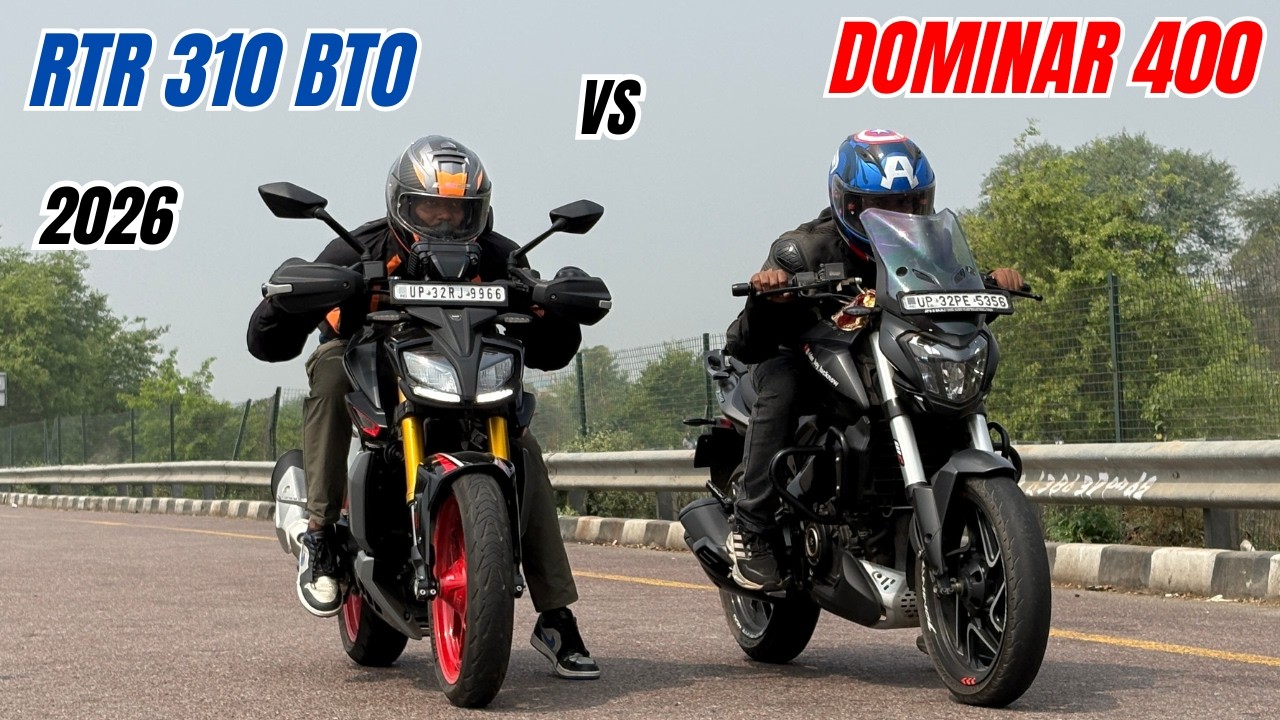 2026 RTR 310 BTO vs DOMINAR 400 Performance Test