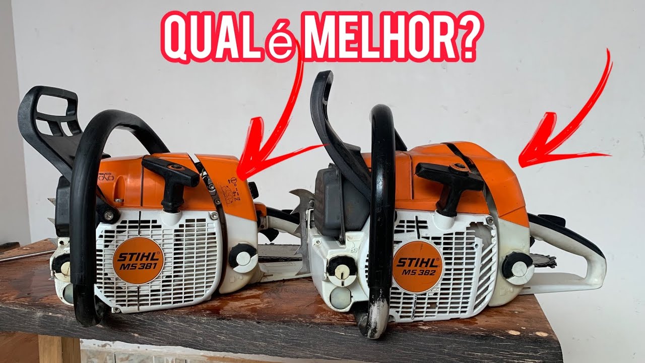 Motosserra Stihl Ms381 ou Ms382? Qual o Melhor? @STIHLBrasil