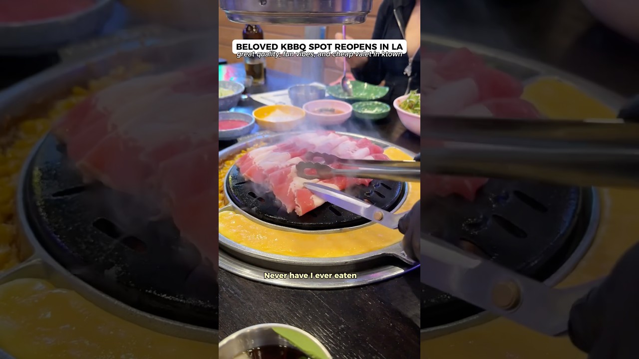 Beloved KBBQ spot reopens in LA! 📍Baekjeong Korean Barbecue, Koreatown Los Angeles