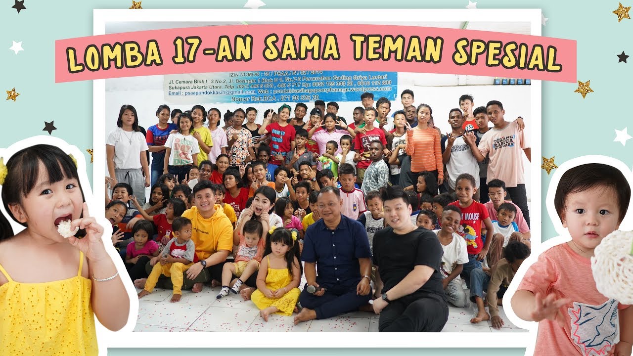 Munel Acon ikut Lomba Makan Kerupuk