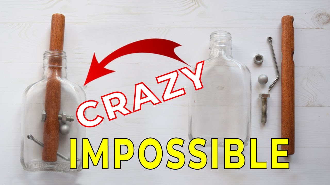 How to lock the cigar in the bottle.