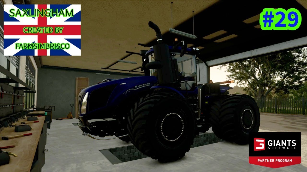 как и в любой другой день, Сакслингем Создано Farmsimbrisco Farming Simulator 25