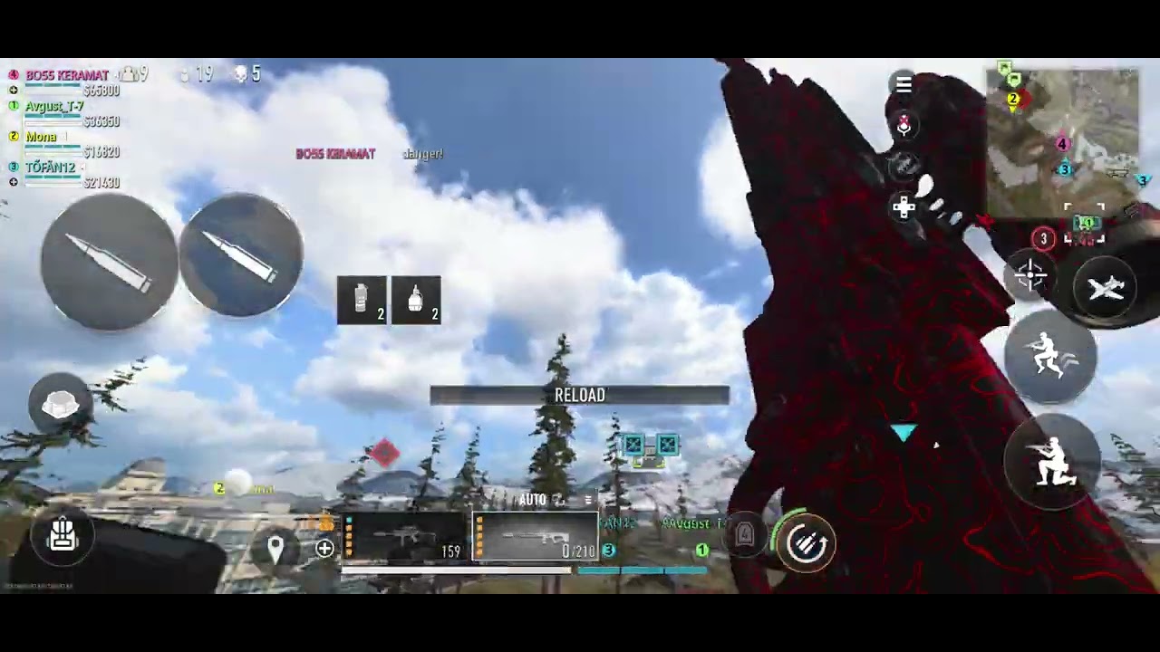 Warzone Mobile 3.10 Gameplay [Battle Royale - Quad] American server part 5