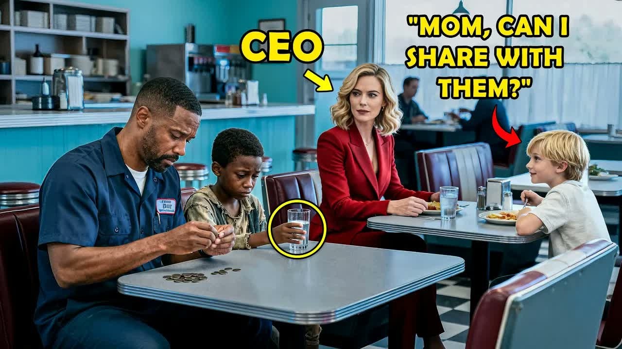 Billionaire Took Her Son to Dinner, Then She Saw a Single Dad and Did the Unbelievable…