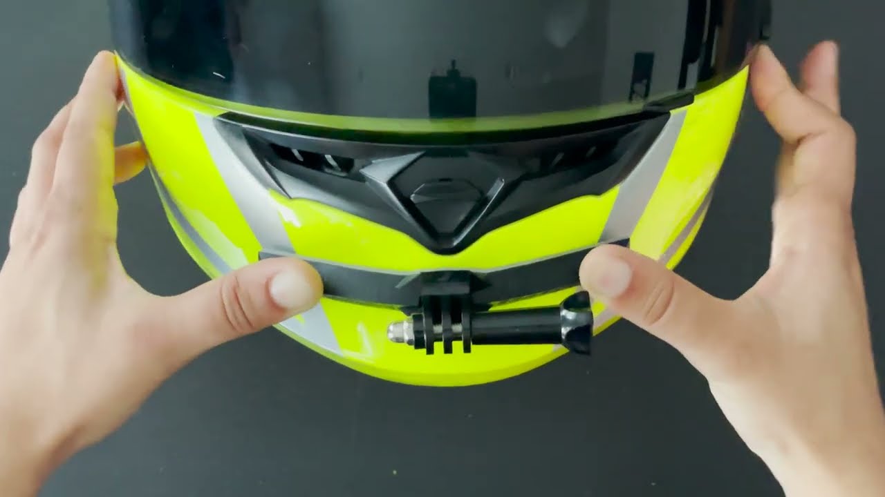 Best Motorcycle Helmet Chin Mount 2022 for GoPro & Insta360 from MotoRadds - FLEX Slim Install Video