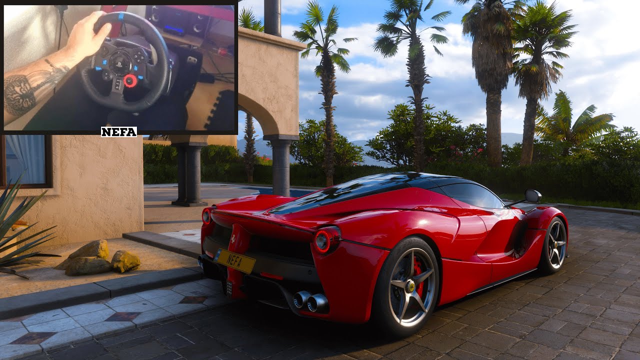 Ferrari LaFerrari | Free Roam | Forza Horizon 5 | Steering Wheel Gameplay