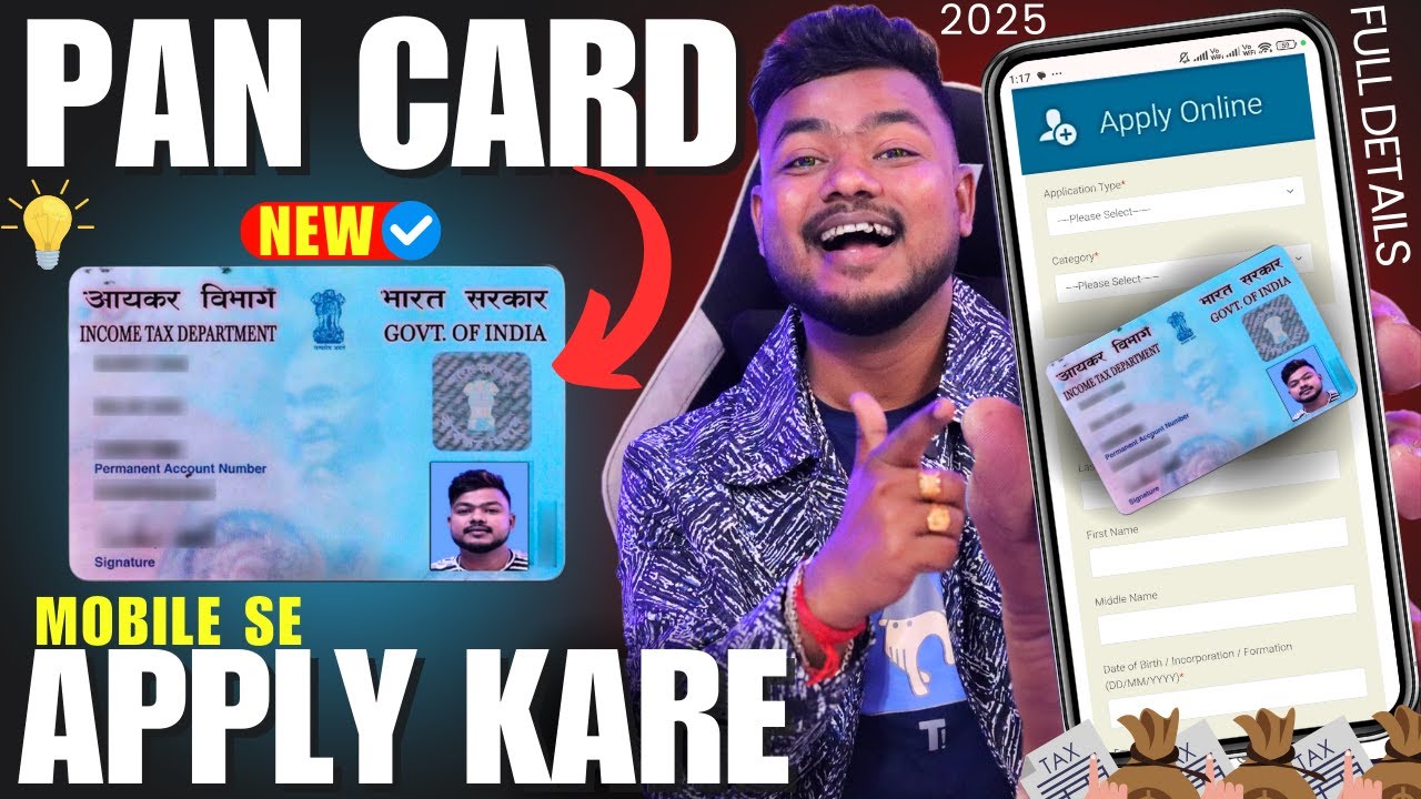 Mobile Se Pan Card Kaise Banaye | How To Apply Pan Card Online 2025 | Pan Card Apply Online