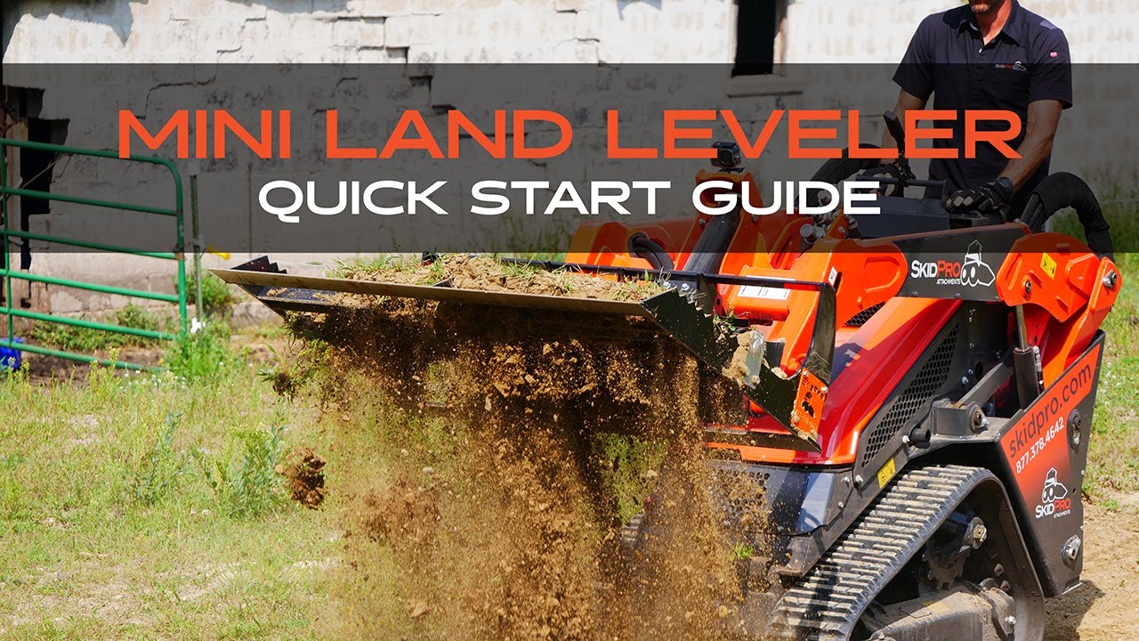 Mini Land Leveler - Quick Start Guide & Pro Tips for Grading & Landscaping!