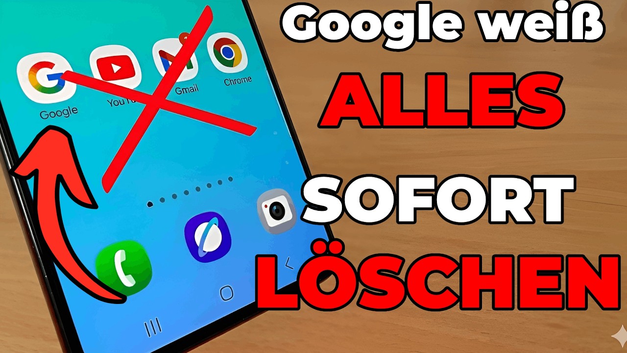 STOPP Google! ❌ L&ouml;sche JETZT alles, was sie &uuml;ber DICH wissen!