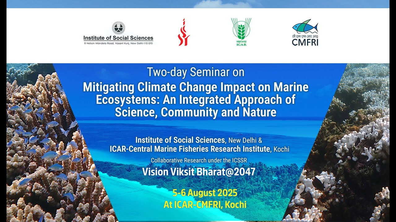 National seminar on Mitigating Climate Change Impact on Marine Ecosystems