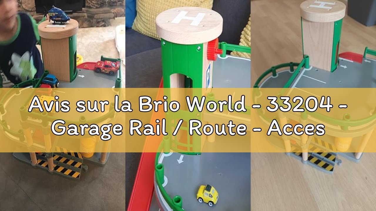 Avis sur la Brio World - 33204 - Garage Rail / Route - Accessoire pour circuit de train en bois - 3