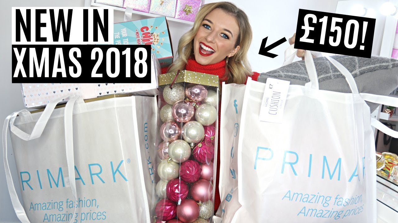 HUGE PRIMARK CHRISTMAS HAUL / DECEMBER 2018 AD