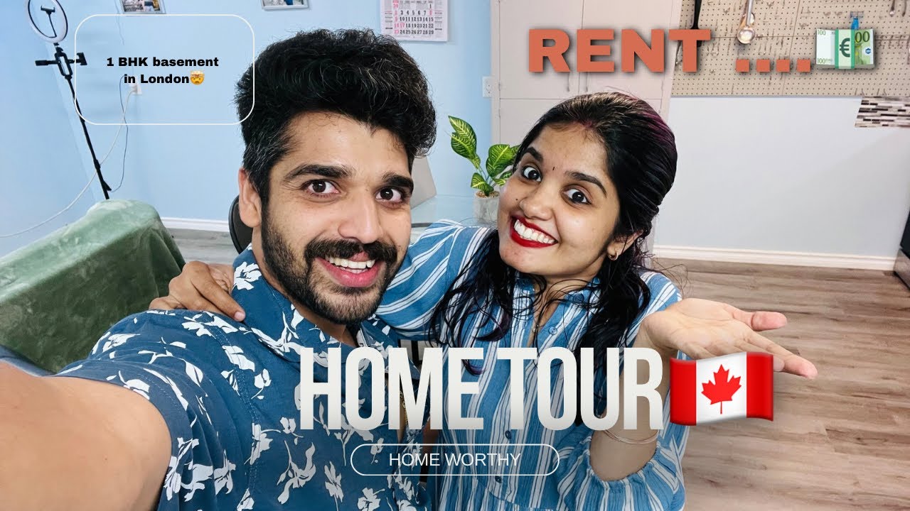 OUR BASEMENT TOUR IN LONDON |Canada Malayalam #vlog #home #hometour #klcanada #life