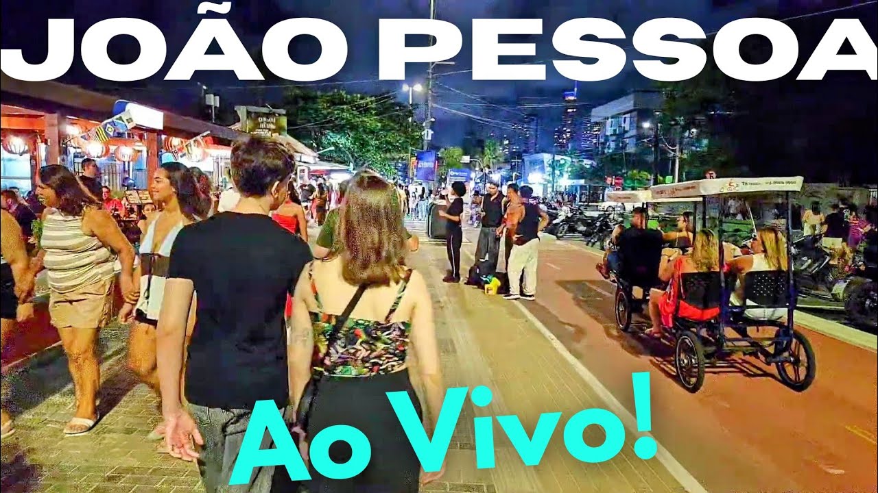 João Pessoa Ao Vivo! - Brasil - Sábado na Orla da Cidade