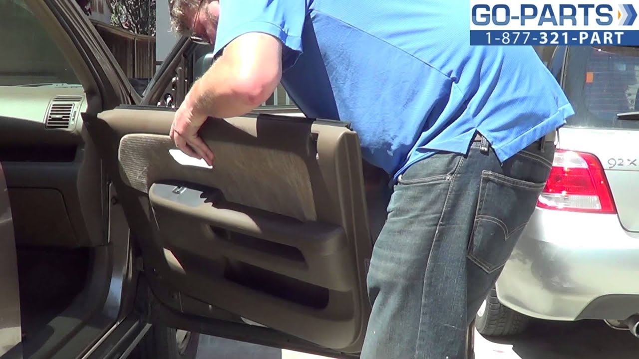 Replace 2002-2006 Honda CR-V Interior Door Panel, How to Change Install 2003 2004 2005