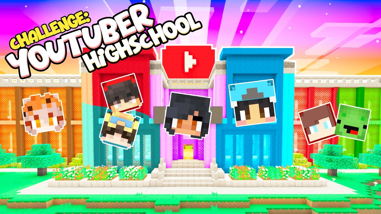 YouTuber Highschool in Minecraft!
